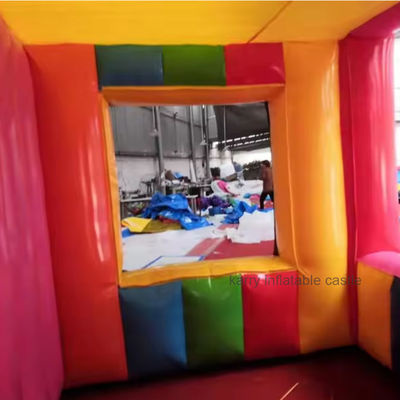 Partij moet hebben Commerciële Verhuur Kinderen Concessies Stand met opblaasbare springkasteel
