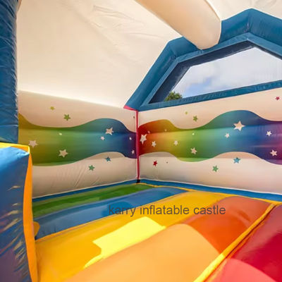 Uitstekend buiten speeltuin kinderen opblaasbare glijbaan uitsmijter met Blower