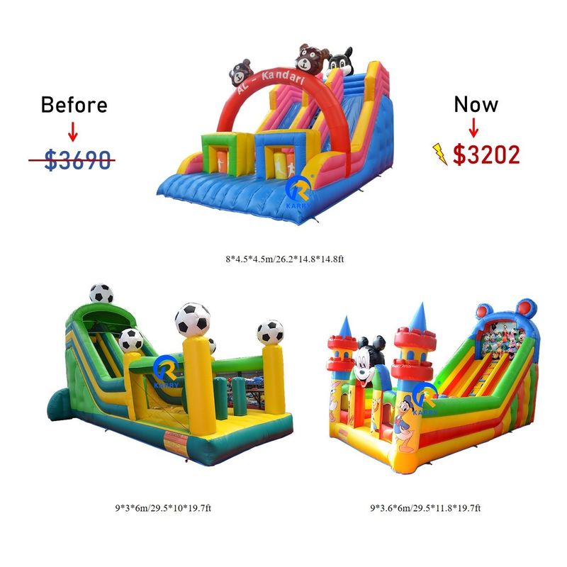 Opblaasbare glijbanen Combo Bounce House voor kinderen Indoor Outdoor Entertainment Party Huur