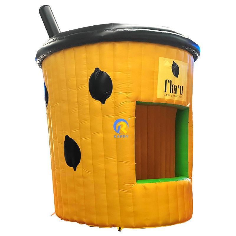 Zee/Lucht/Express Verzending Lemon Cup opblaasbaar huis voor peuters Commercieel bouncy huis