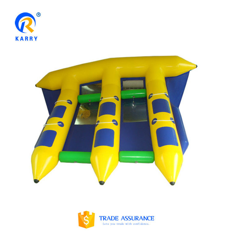 PVC-opblaasbare buis voor vliegende vissen, sleepbaar voor 5-10 passagiers in het water