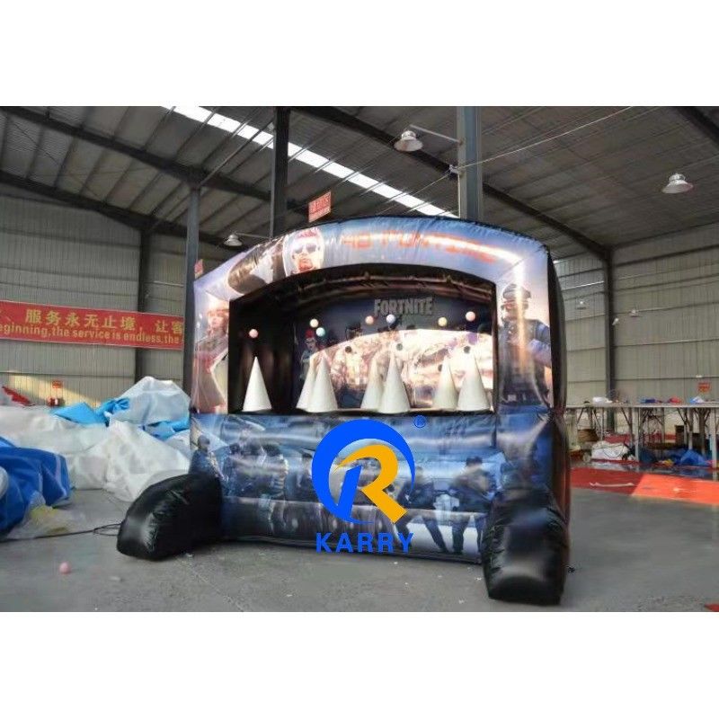 Interactief schietspel Launch opblaasbaar springbed met blazer en aangepaste kleur