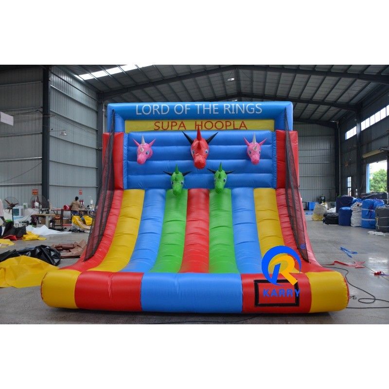 Spannend Super Hoopla Kinderspeelgoed Waterpark Opblaasbare Ring Toss Game voor Sport Spellen