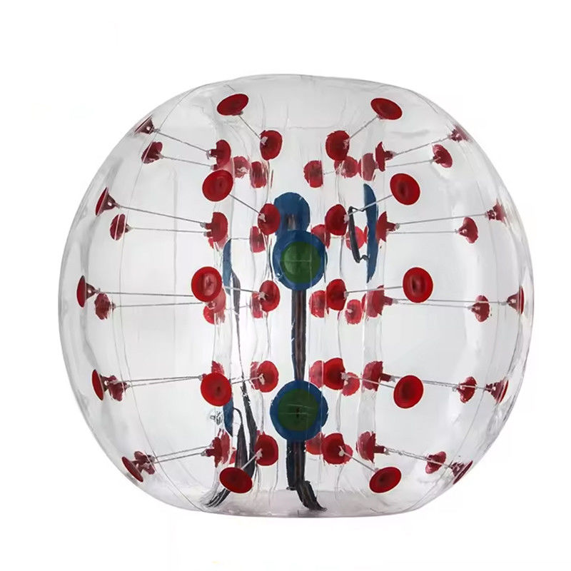 PVC voetbalbollen in menselijke grootte in het pretpark met CE-afblazerreparatie-accessoires