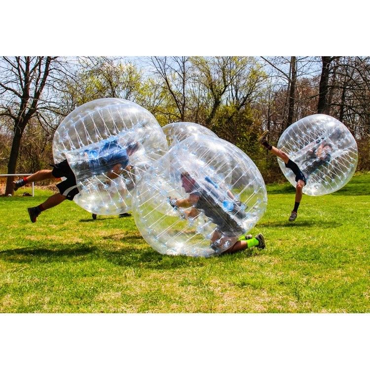 CE 220v of 110v opblaasbaar speelgoed PVC/TPU 1,5m doorsnee bumperbal voor kinderen