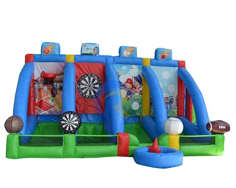 Interactieve carnavalsportgames voor alle leeftijden 4 in 1 Basketbal Voetbal Voetbal Baseball