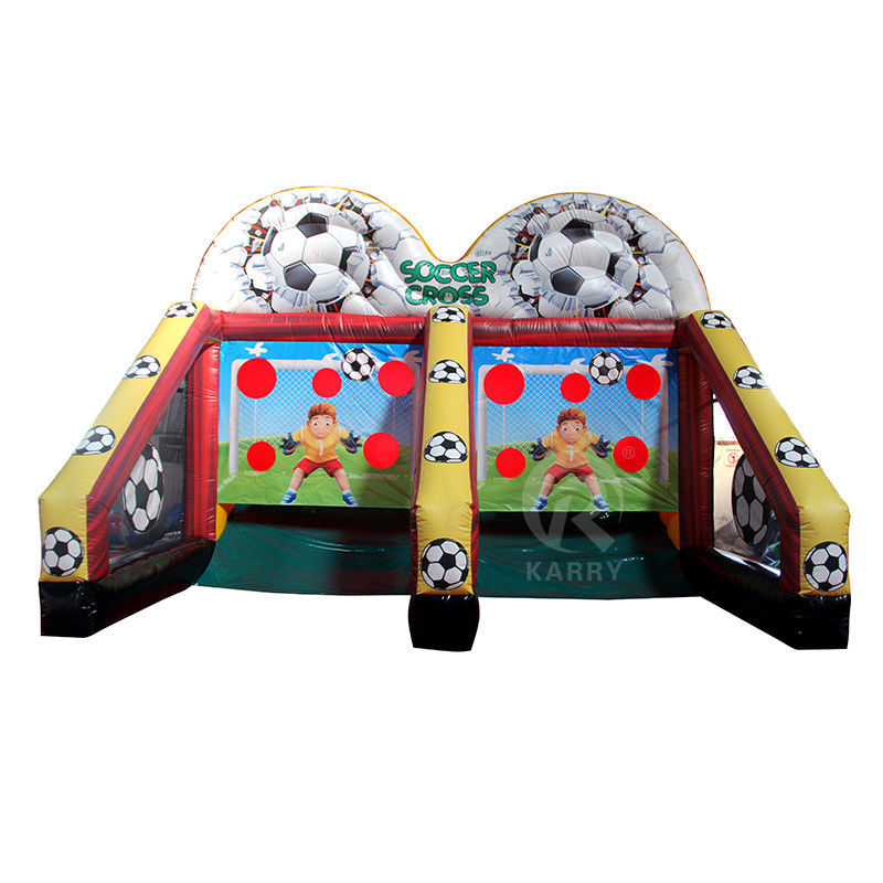 Innen- of buitenopblaasbare strafschutterij voor unisex interactieve sportgames