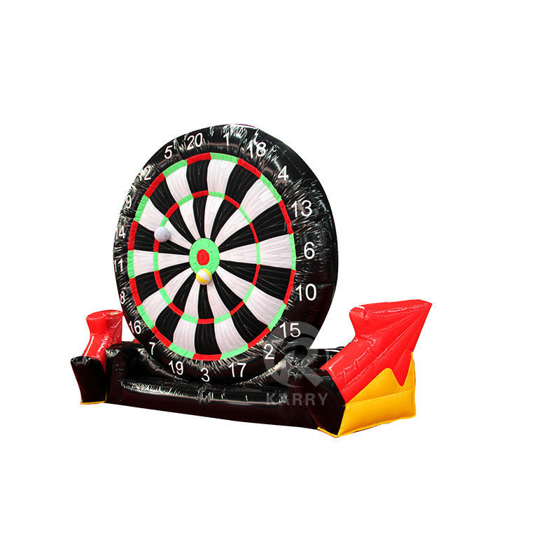 4.5m Interactieve opblaasbare football dart boards voor kinderen en volwassenen