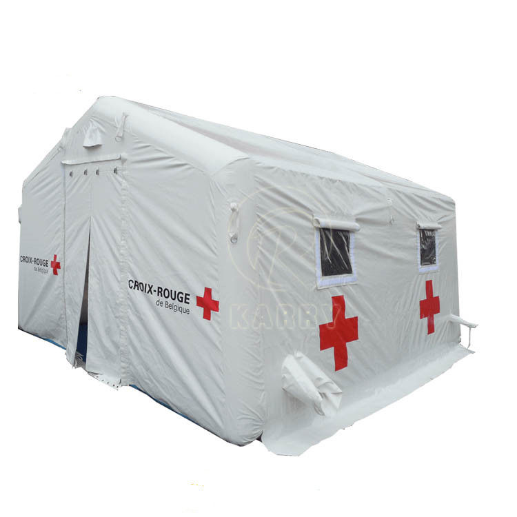KR-IT-920-1 0,45 mm Platon PVC Tarpaulin opblaasbare medische tent 5*8*4,5m