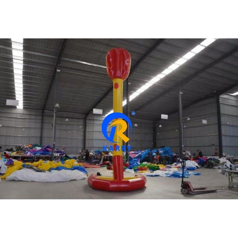 Buiten speeltuin Op maat gemaakte Fly Guy opblaasbare Air Dancer kostuum Sky Dancing Man Tube