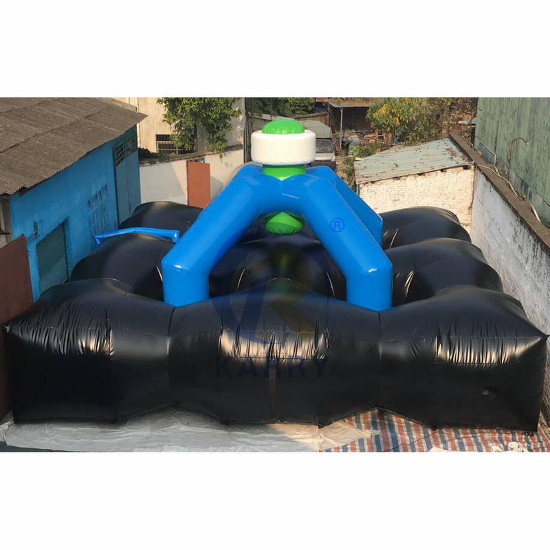 Op maat gemaakte PVC opblaasbare laser tag arena voor interactieve sport games betaalbaar