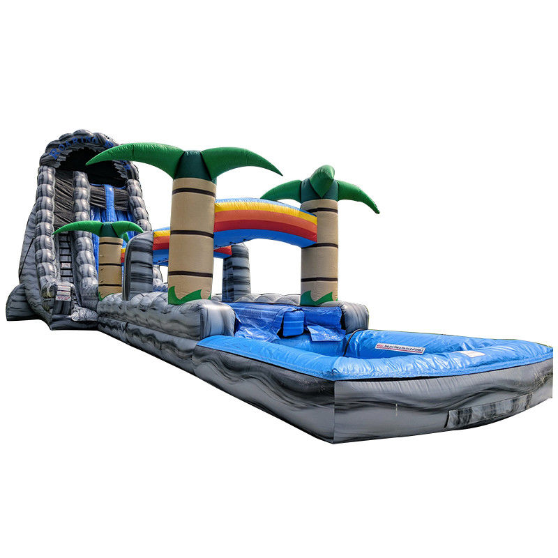 Zee/lucht/express scheepvaart opblaasbaar waterpark met kinderen zwembad en glijbaan