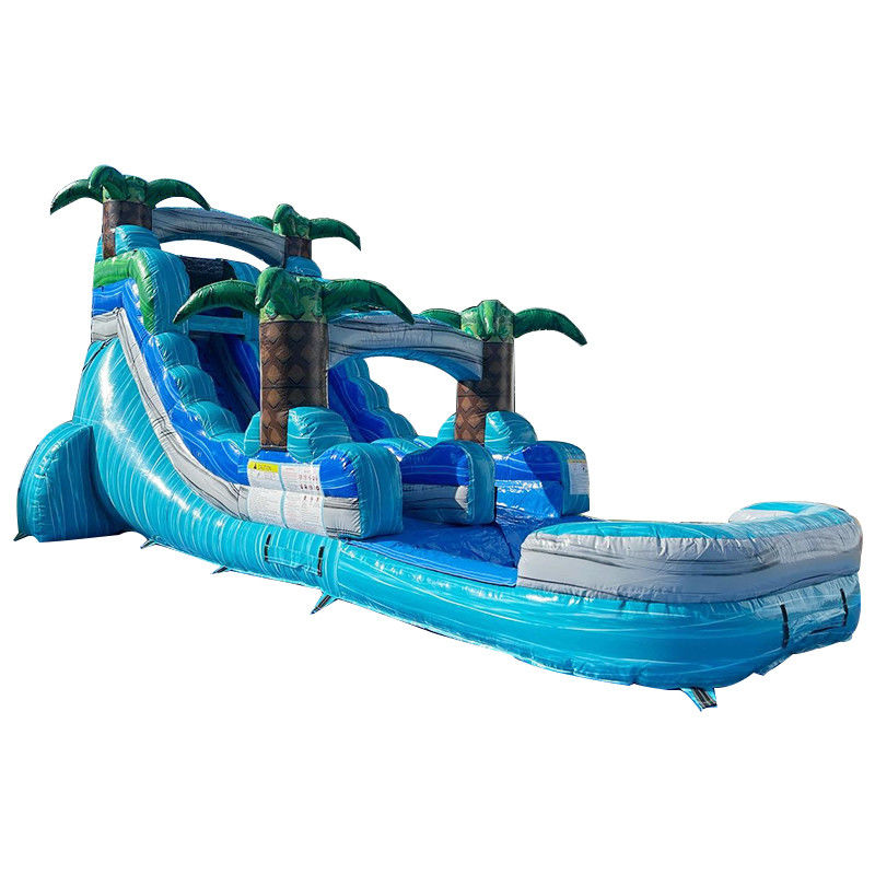 Zomerplezier gegarandeerd Commercieel Huur PVC Waterpark met Kids Splash Pool en Air Jumping