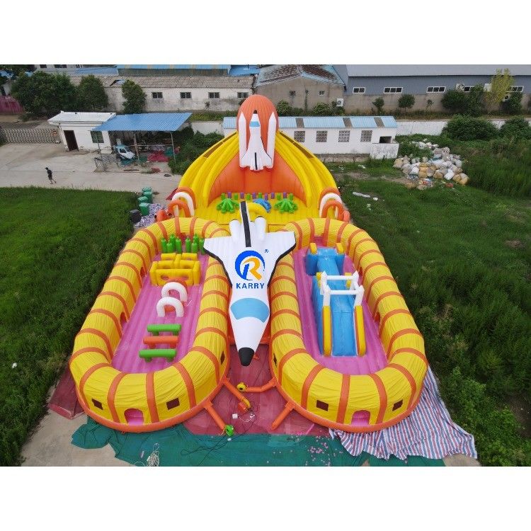 Summer Water Park Fun Unisex Grote opblaasbare ijsbeer speeltuin voor buitenspellen