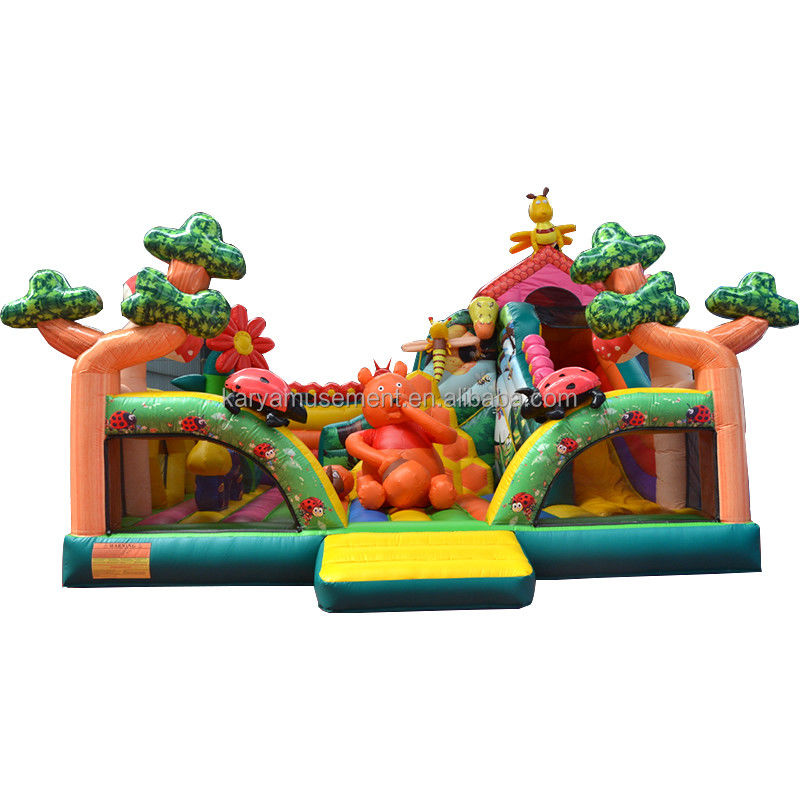 Sea.by Air.by Express Shipping PVC opblaasbare uitsmijter kasteel springhuis voor kinderen