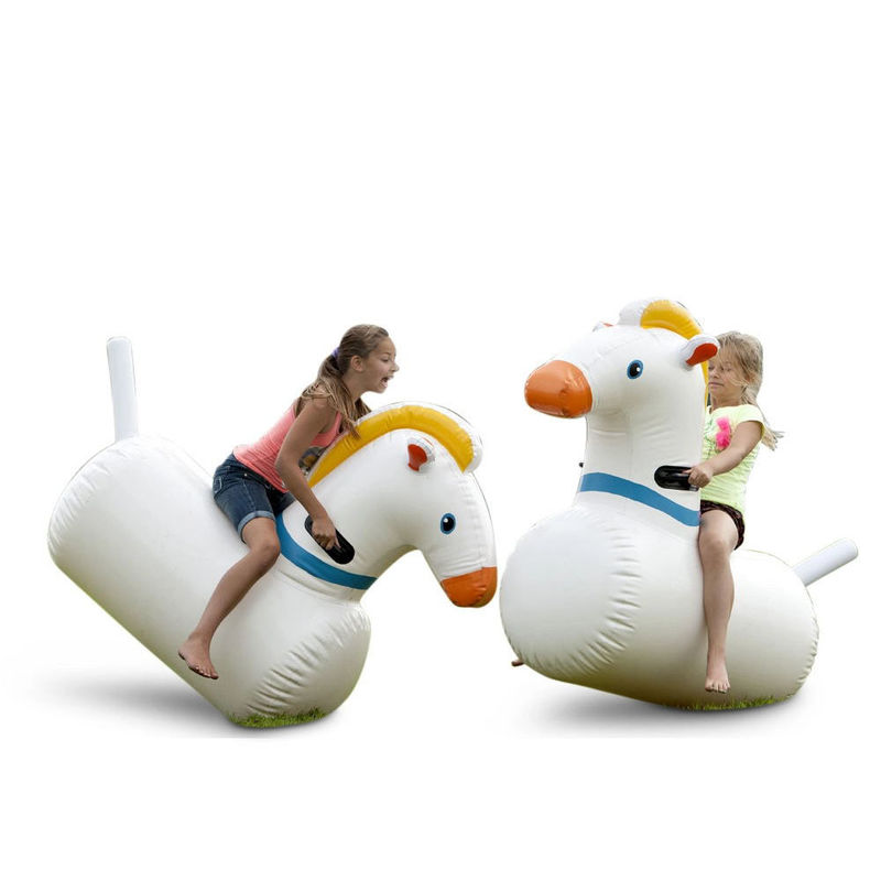 Interactieve sportgames opblaasbaar Derby-racepaard voor kinderen en volwassenen Materia PVC