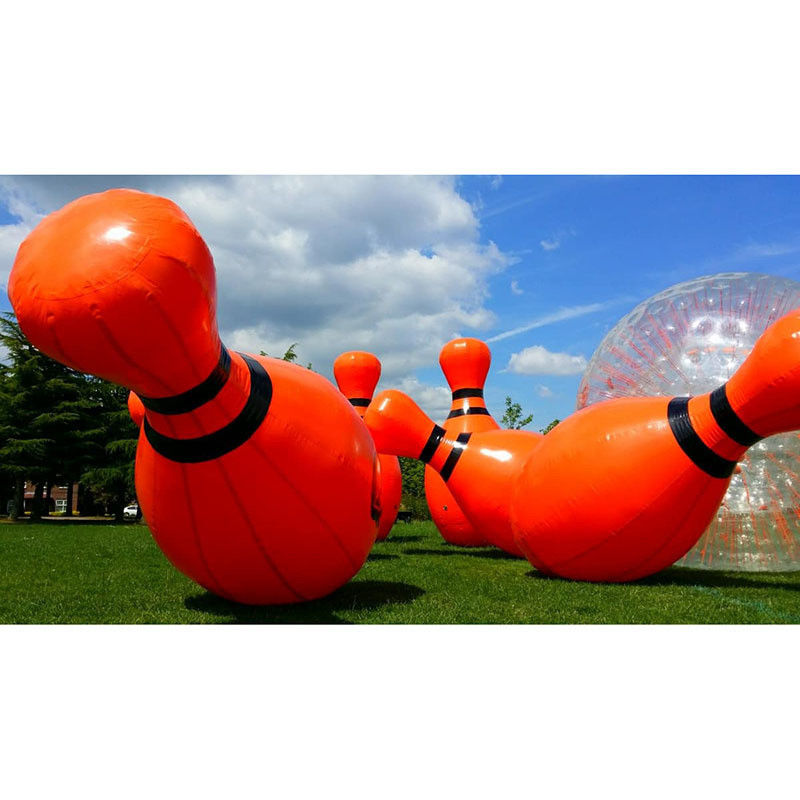 Draagbare Jumbo PVC opblaasbare bowling set ideaal voor interactieve sportgames en evenementen