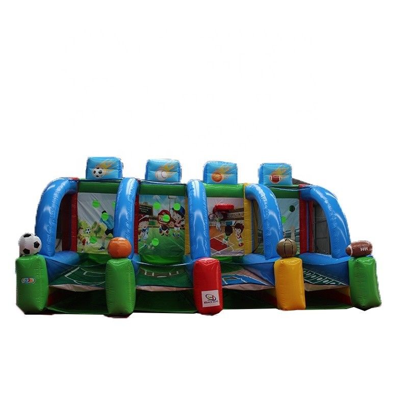 Features PORTABLE Kids 4 in 1 Carnaval opblaasbaar sport spel opblaasbaar basketbal schiet spel