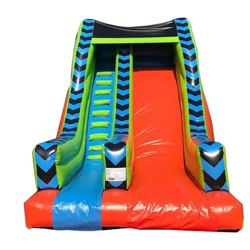 Waterparken Commerciële PVC TOXIC DROP MEGA opblaasbare glijbaan voor opblaasbare droog of nat