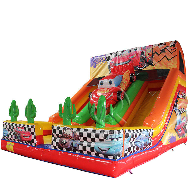 Home Bouncy Slide Speelplaats voor kinderen Maximale capaciteit 100-500kg Opblaasbare dubbele glijbanen