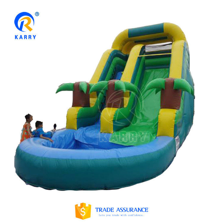 Glue Include Large Customized Inflatable Water Slide for Outdoor Water Park Equipment