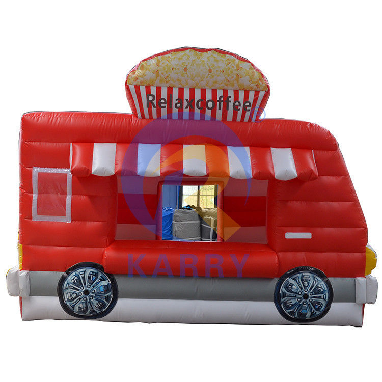 Indoor/Outdoor Kind en volwassen picknickfeest opblaasbaar springhuis met reparatiepakketten Rood