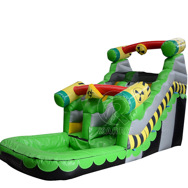 5-10 Passagiers evenement Commercieel opblaasbaar bouncy glijbadcombo voor kinderen en volwassenen
