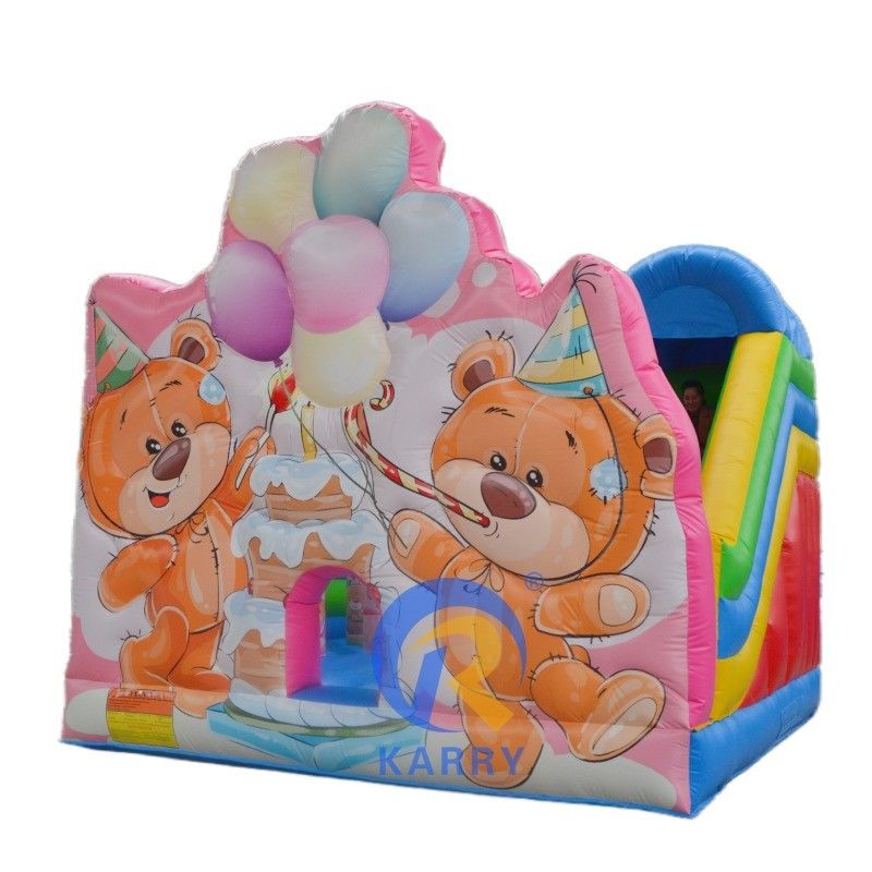 Aanpasbare PVC opblaasbare uitsmijter Mini schattig uitspronghuis voor kinderen EN71/CE gecertificeerd