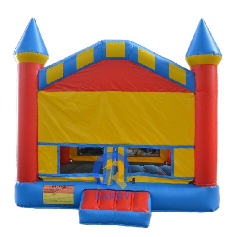 Op maat gemaakt logo geprinte opblaasbare springhuis voor kinderfeest in kinderplezierpark