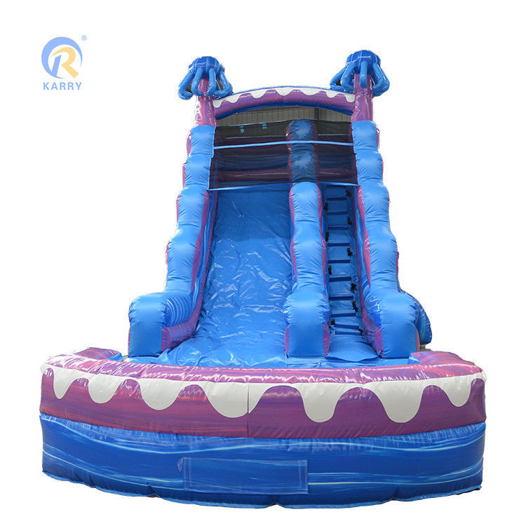 Jump Castle Bouncer voor volwassenen Big Blue Jellyfish Magic Design 5-10 passagiers toegestaan
