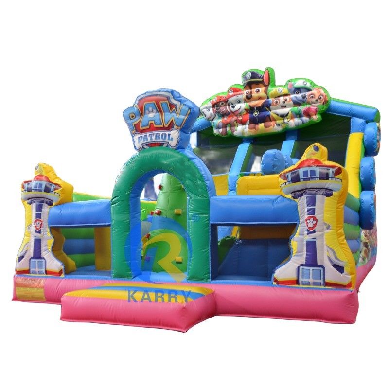 Blower en reparatie kit inbegrepen Paw Dog Patrol pretpark Combo Castle opblaasbare uitsmijter