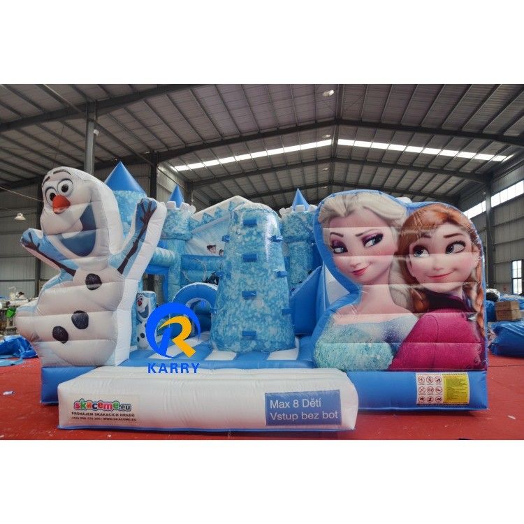 Unisex Karry Grappig opblaasbaar prinseskasteel Bouncy Kasteel voor OEM Frozen Bounce House