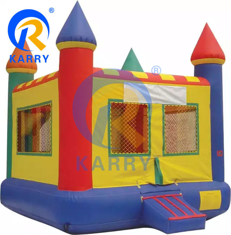 Outdoor opblaasbare trampoline combo bouncer voor feest verhuur bedrijf in het pretpark