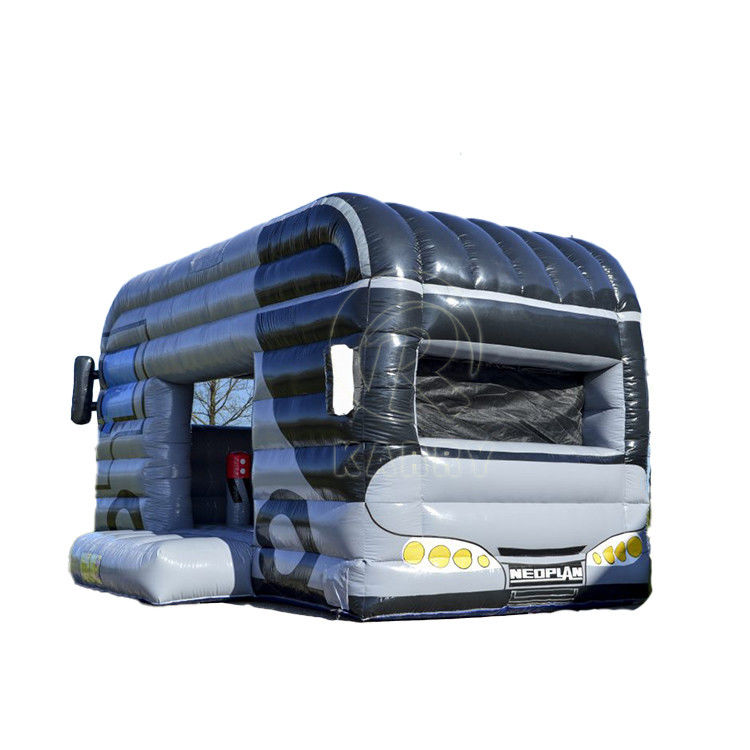 Grijze Truck opblaasbare uitsmijter Combo Jump Jumping Bounce House voor feest OEM aanvaard