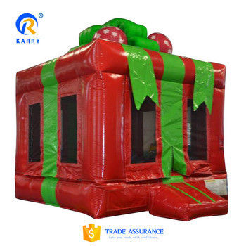 Kenmerken PORTABLE opblaasbaar Fancy Gift Box Water Jumper Bouncer Huis te koop