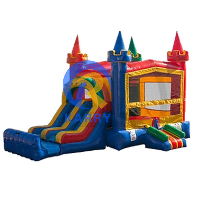 Opblaasbare waterglijbaan Combo voor unisex kasteel glijbaan bij alle feestelijkheden