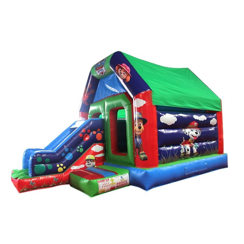 Amusement Bouncy Castle Slide Combo gemaakt van 0,55mm PVC-doek en commerciële kwaliteit