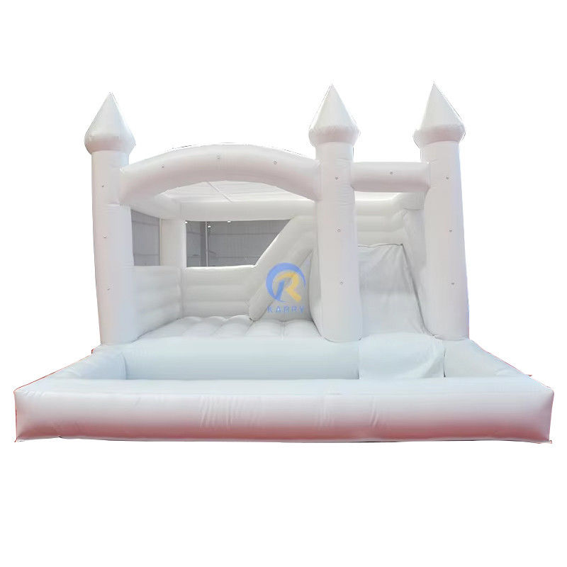 Kenmerken PORTABLE opblaasbare combo kasteel glijbaan voor bruiloftsfeest en peuter uitsmijter