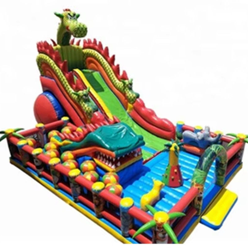 14 jaar geleden Populair winkelcentrum opblaasbaar Fun City Dragon Bouncy Castle voor kinderen