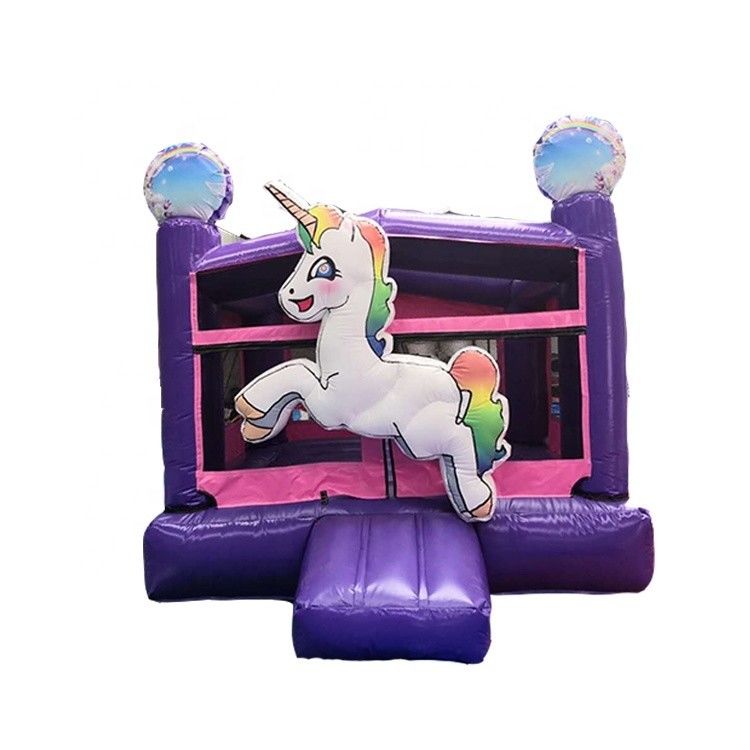 Eenhoorn Opblaasbare Mini Combo Bouncer Commerciële Air Jumping Kids Bouncy Castle Ideaal