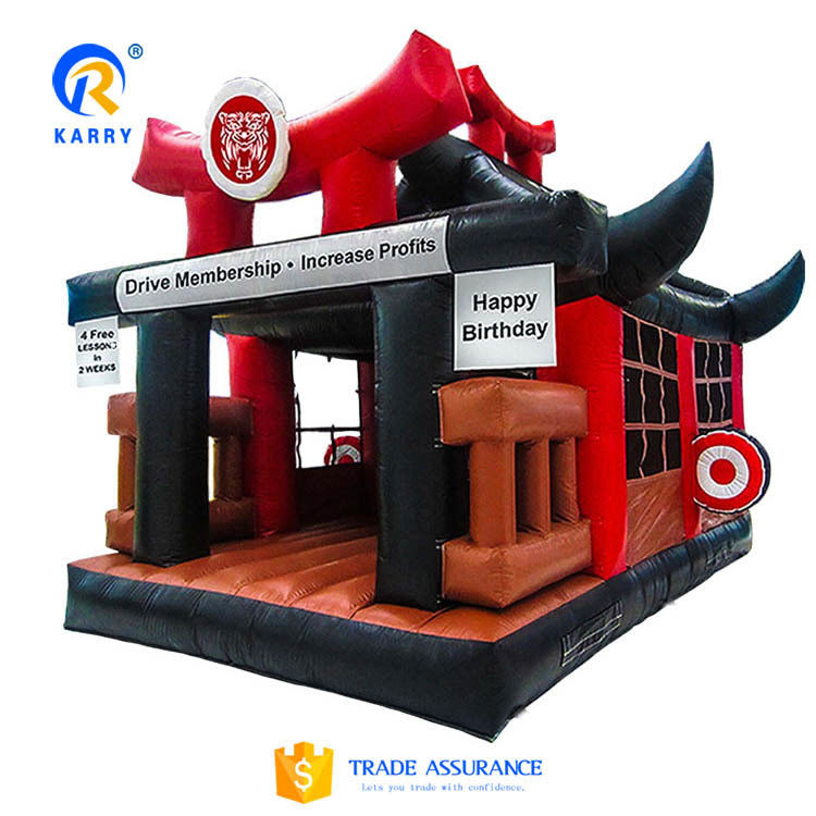 Budokan opblaasbaar trampoline kasteel PVC materiaal Jolly Jumper Bouncy kasteel 6*5*4.2m